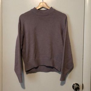 Purple Mockneck